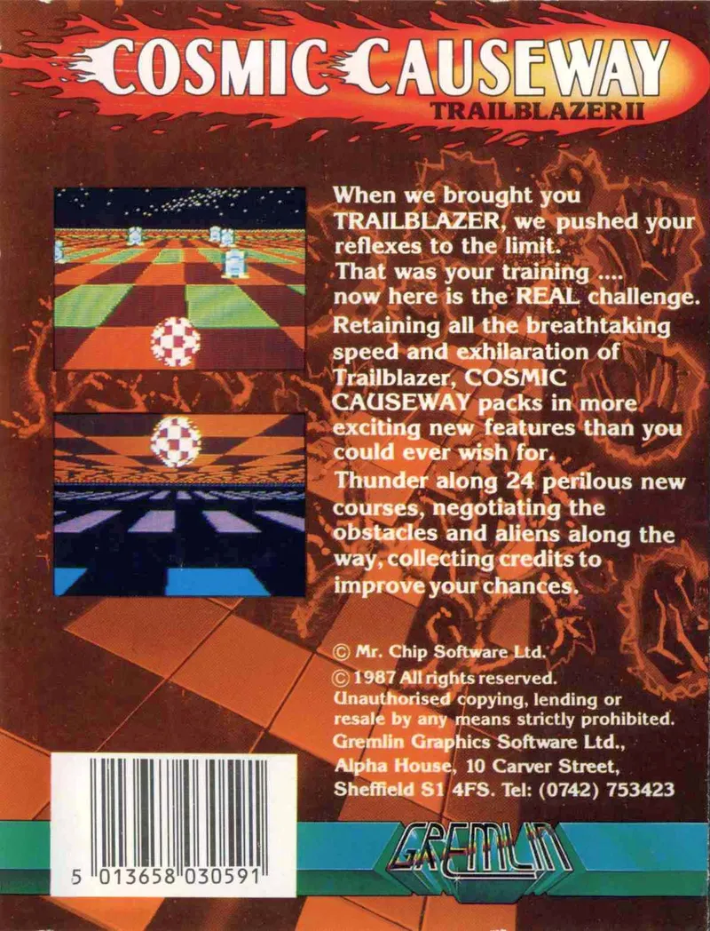 Cosmic Causeway: Trailblazer II box back