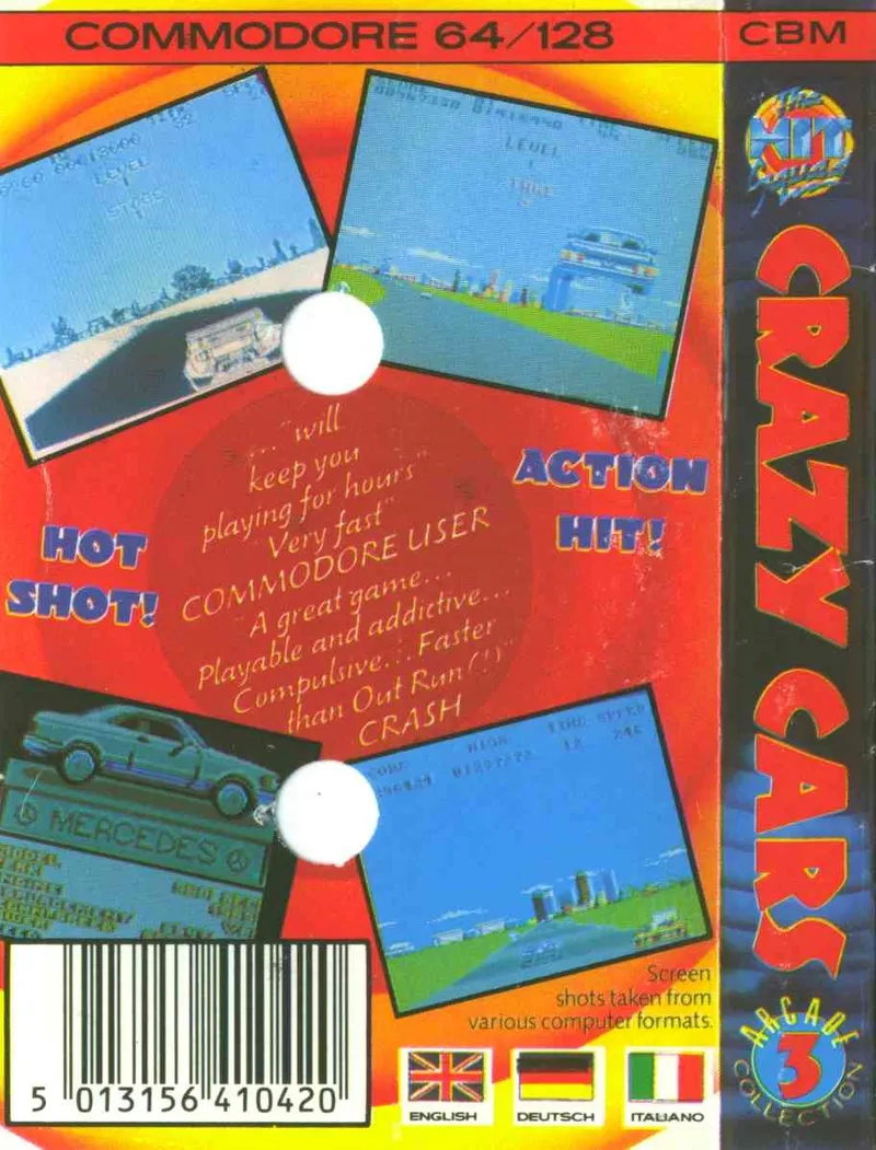 Crazy Cars box back