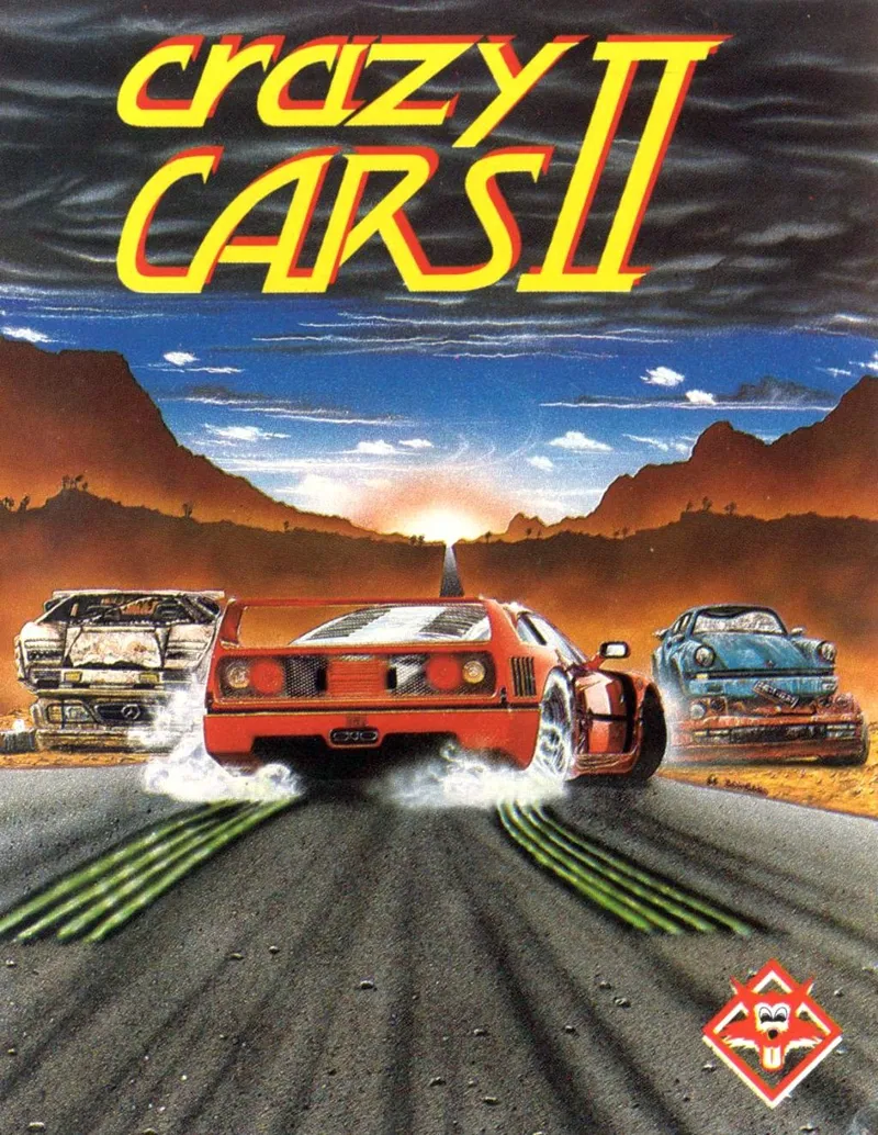 Crazy Cars II cover art for Commodore 64