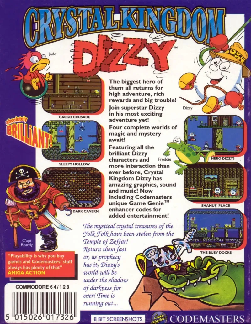 Crystal Kingdom Dizzy box back