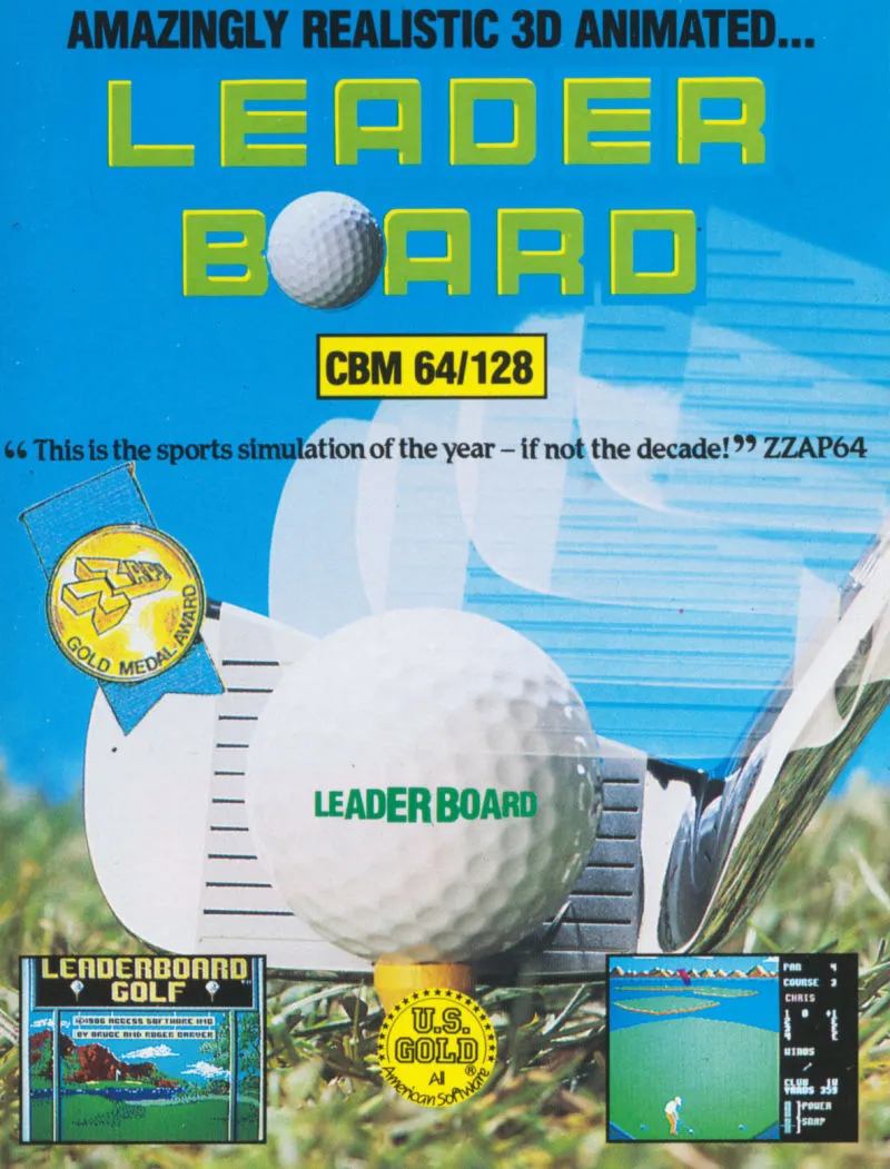 Leader Board: Pro Golf Simulator box art