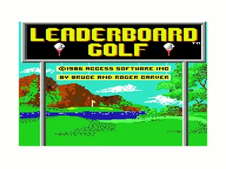 Leader Board: Pro Golf Simulator screenshot