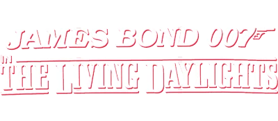 James Bond 007 in The Living Daylights: The Computer Game logo