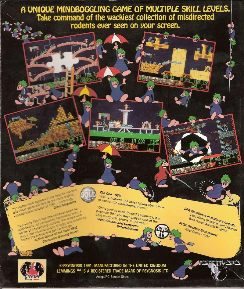 Lemmings box back