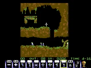 Backdrop artwork for Lemmings
