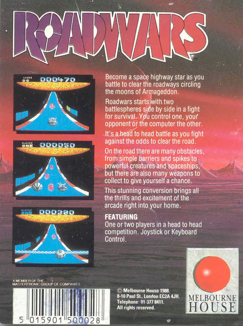 Roadwars box back