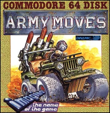 Army Moves cover art for Commodore 64