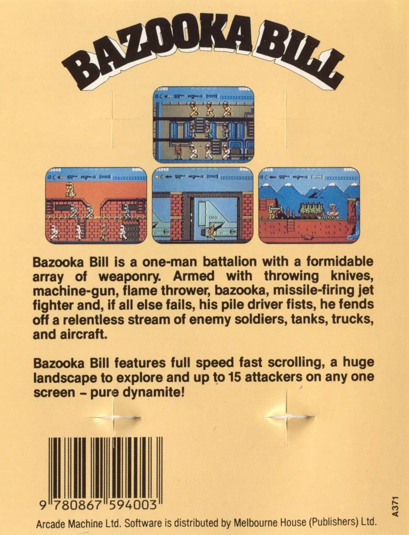 Bazooka Bill box back