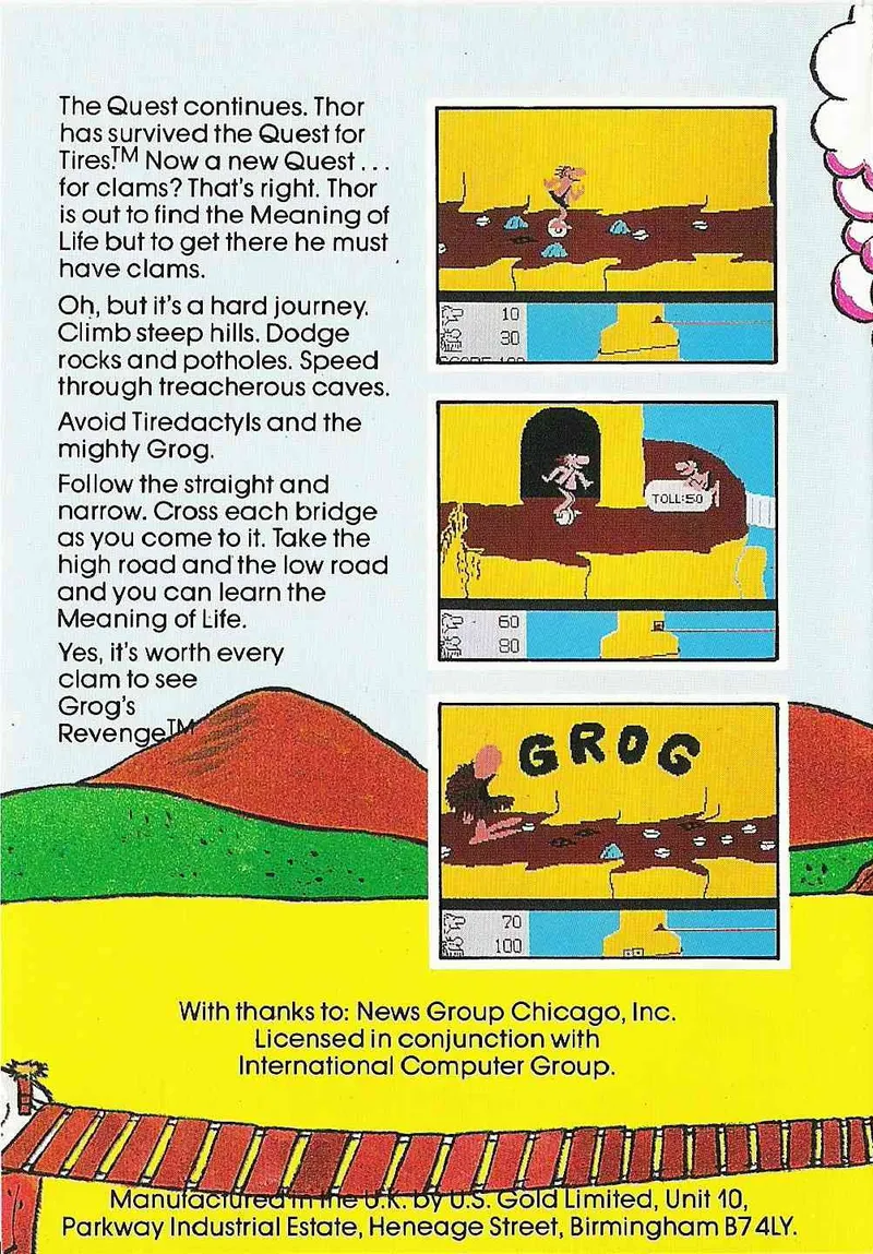 B.C. II: Grog's Revenge box back