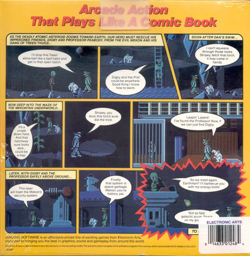 Dan Dare: Pilot of the Future box back