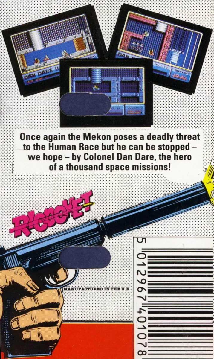 Dan Dare II: Mekon's Revenge box back