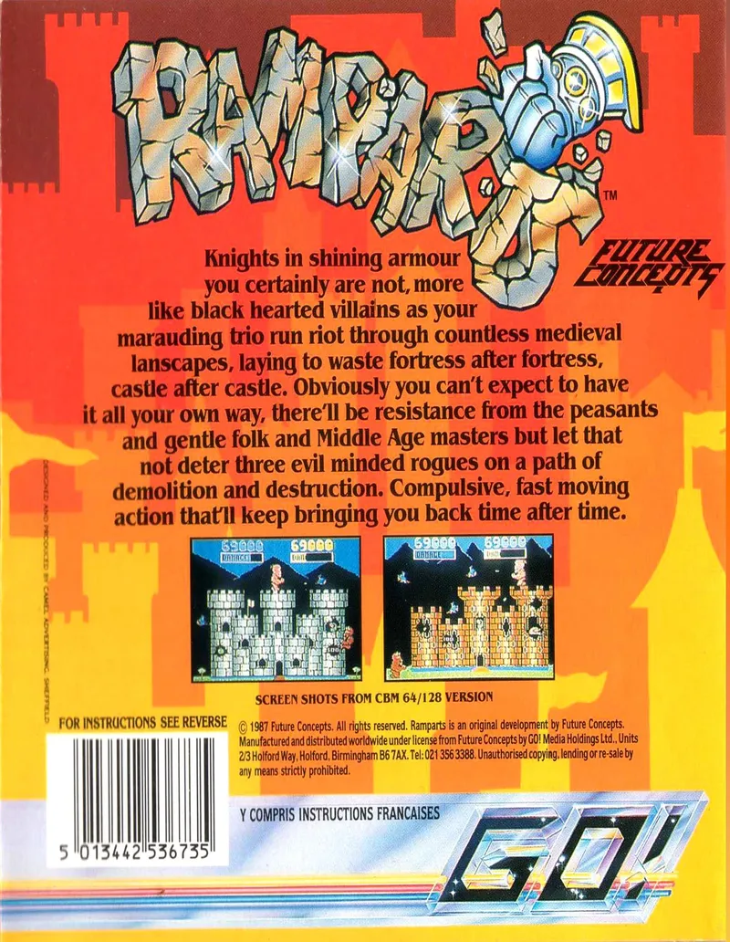 Ramparts box back