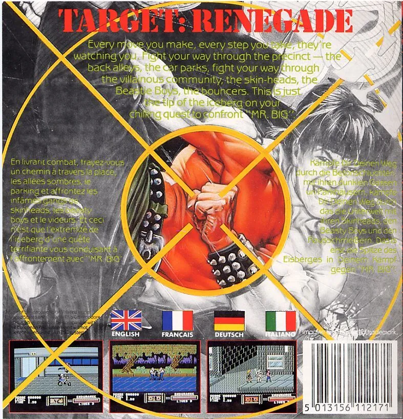 Target: Renegade box back