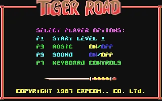 Tiger Road screenshot