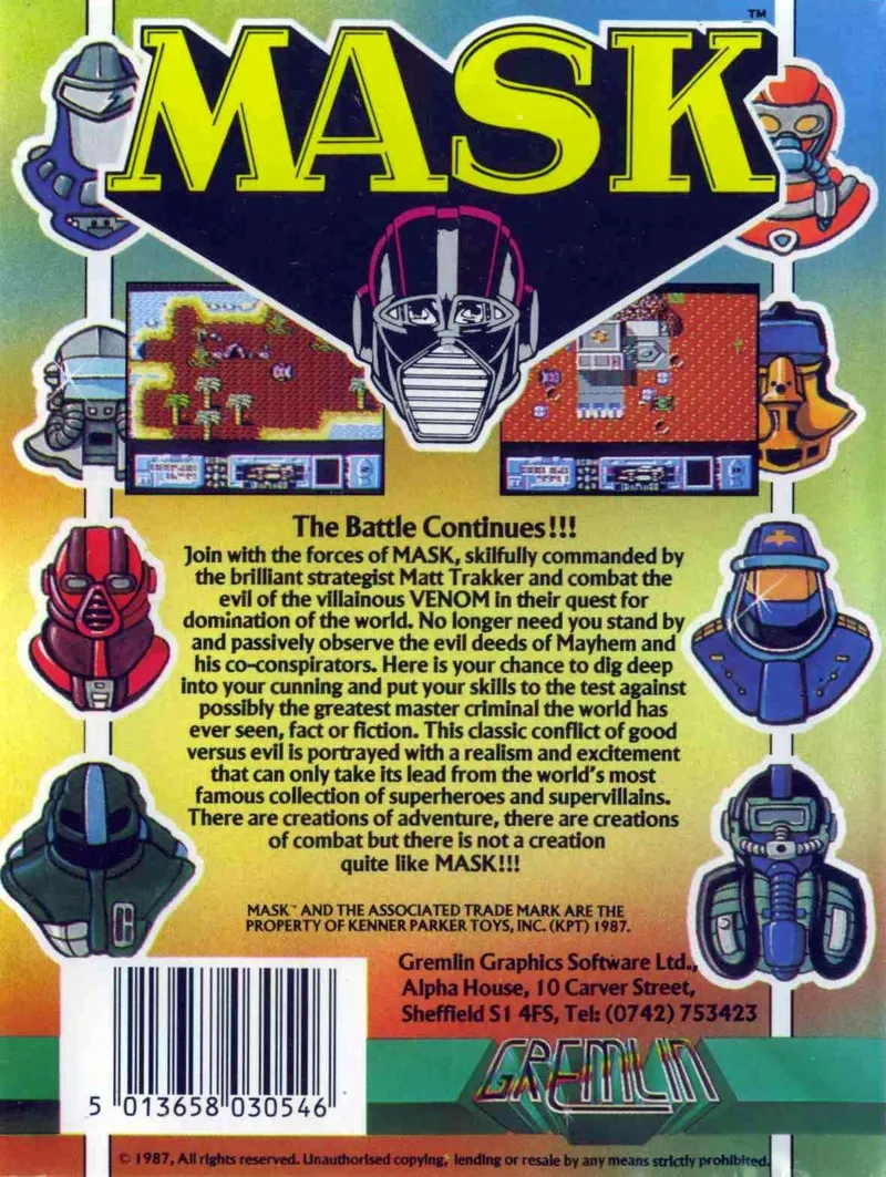 MASK box back