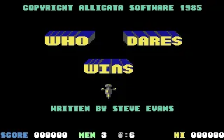 Who Dares Wins (Alligata Software) screenshot