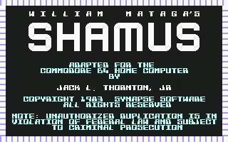 Shamus screenshot