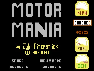 Motor Mania screenshot