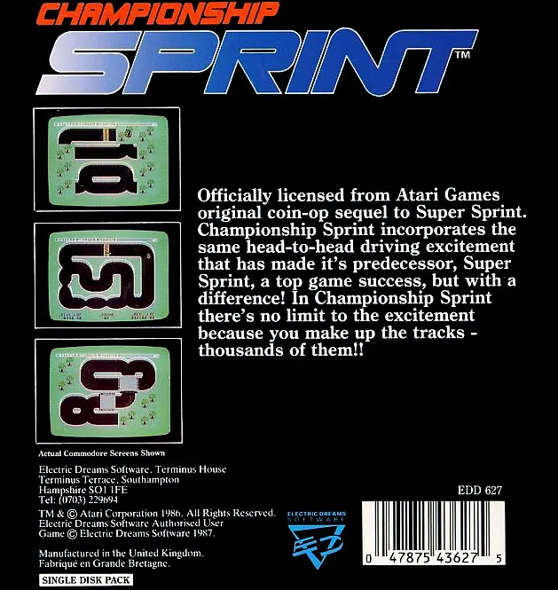 Championship Sprint box back