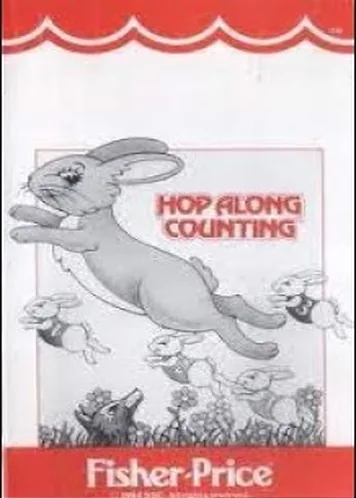 Hop Along Counting cover art for Commodore 64