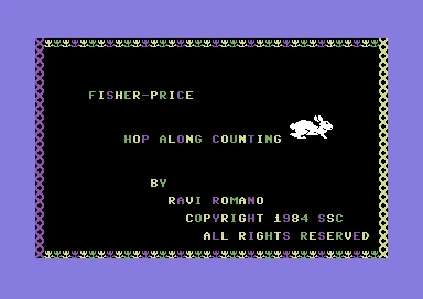Hop Along Counting title screen