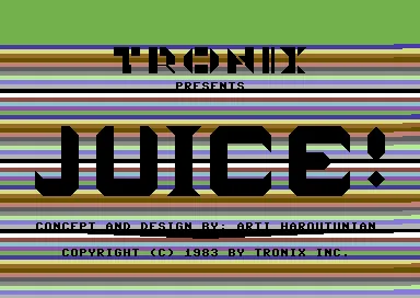 Juice! title screen