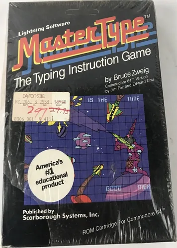 MasterType cover art for Commodore 64