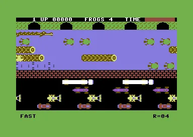 Frogger title screen