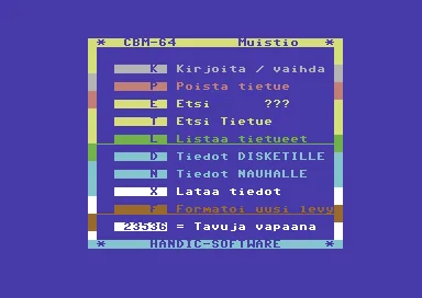 Muistio 64 (Finland) title screen