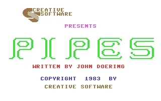 Pipes title screen