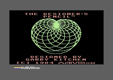 Designer's Pencil, The title screen