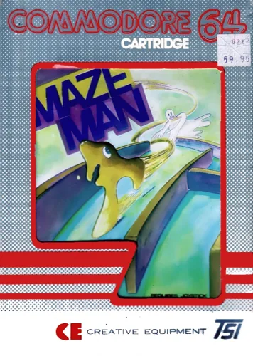Maze Man cover art for Commodore 64