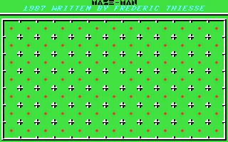 Maze Man title screen