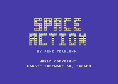 Space Action title screen