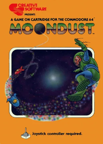 Moondust cover art for Commodore 64