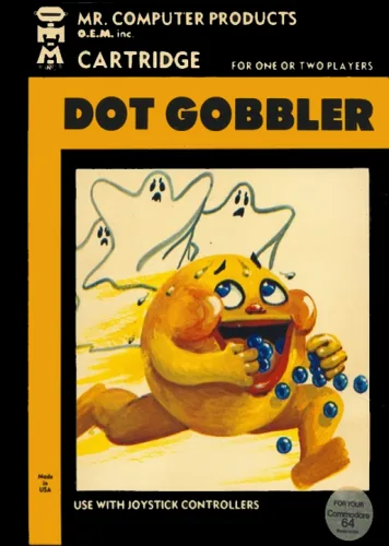 Dot Gobbler cover art for Commodore 64