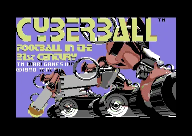 Cyberball title screen