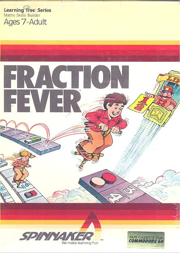 Fraction Fever cover art for Commodore 64