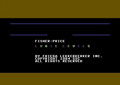 Logic Levels title screen