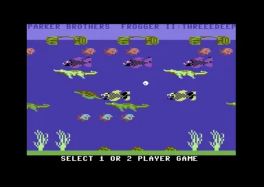 Frogger II - Threeedeep! title screen
