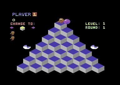 Q-bert screenshot