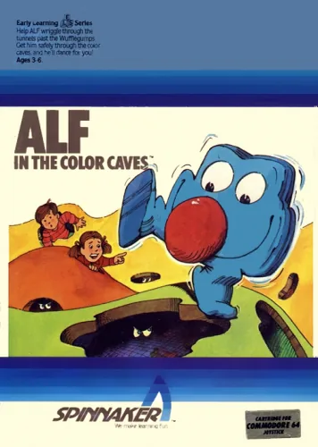 Alf in the Color Caves cover art for Commodore 64