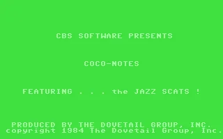 Coco Notes title screen