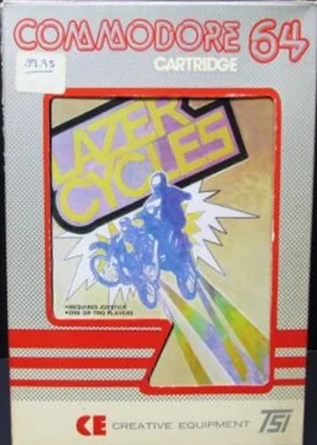 Laser Cycles cover art for Commodore 64