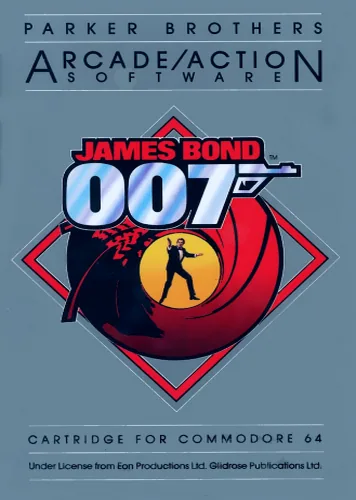 James Bond 007 cover art for Commodore 64