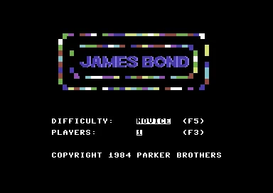 James Bond 007 title screen