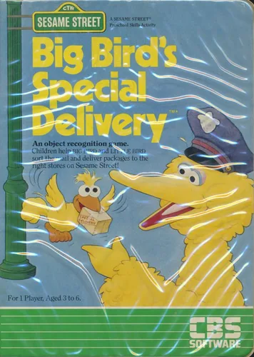 Big Bird's Special Delivery cover art for Commodore 64