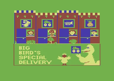 Big Bird's Special Delivery title screen
