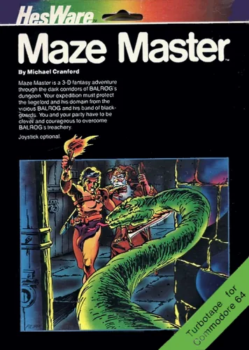 Maze Master cover art for Commodore 64