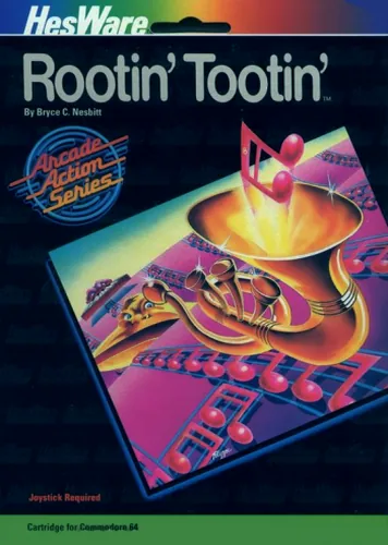 Rootin' Tootin' cover art for Commodore 64